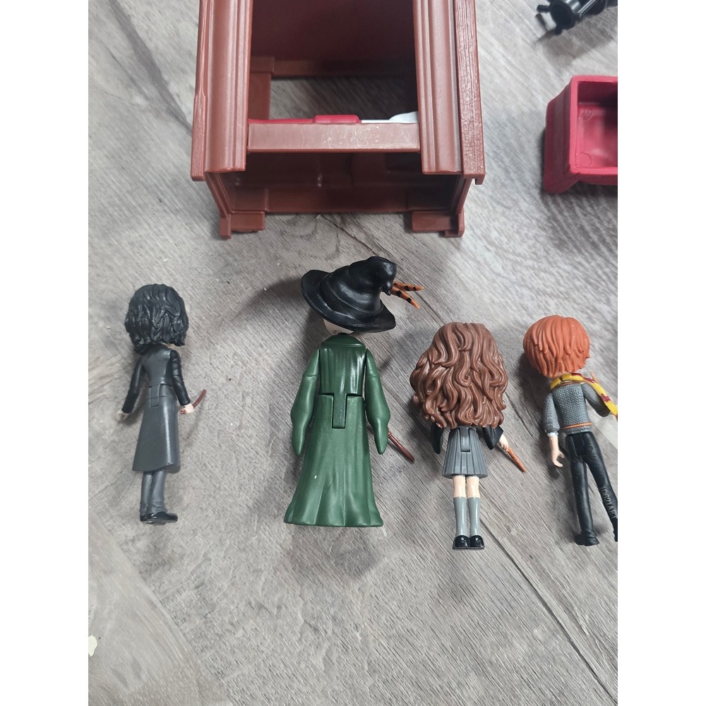 Harry Potter Wizarding World Magical Minis Figures Furniture Lot Hagrid Snape - Picture 12 of 14